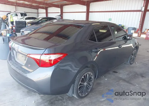 2015 Toyota Corolla S Plus из США, поврежденный, VIN 2T1BURHE7FC394872